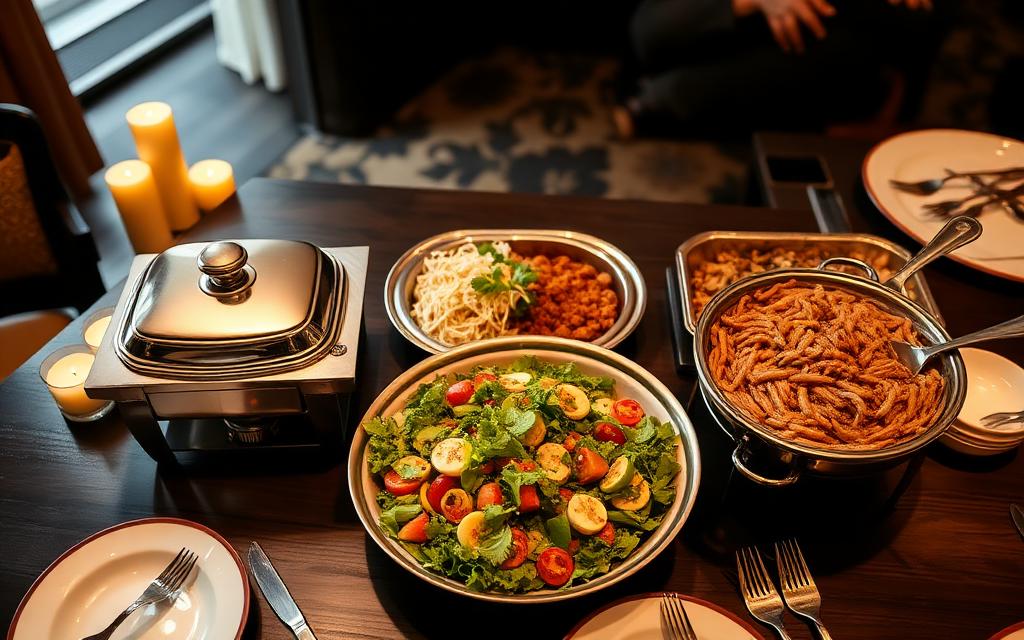 4 سخانات + سلطة